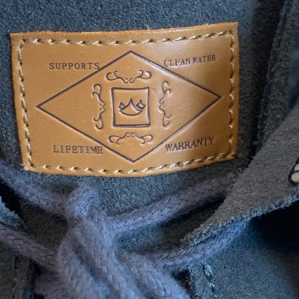 Bohemian Grey Suede-Freewater Fringe Songbird Boots-Grey-Size 7 - Picture 10 of 16